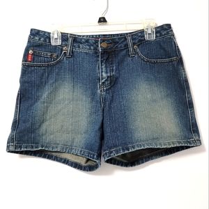 Mudd Dark Wash Denim Jean Shorts Juniors Size 9